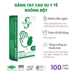 Thông tin mô tả găng tay y tế Latex Sgloves