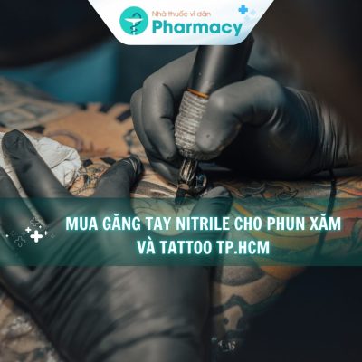 Mua găng tay nitrile cho phun xăm và tattoo TP.HCM