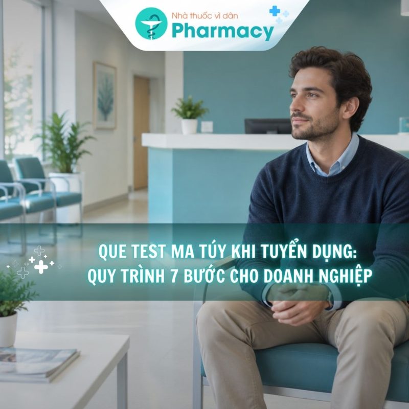 Que test ma túy khi tuyển dụng quy trình 7 bước cho doanh nghiệp